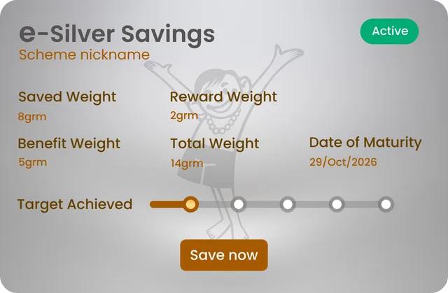 e-Silver Savings scheme card